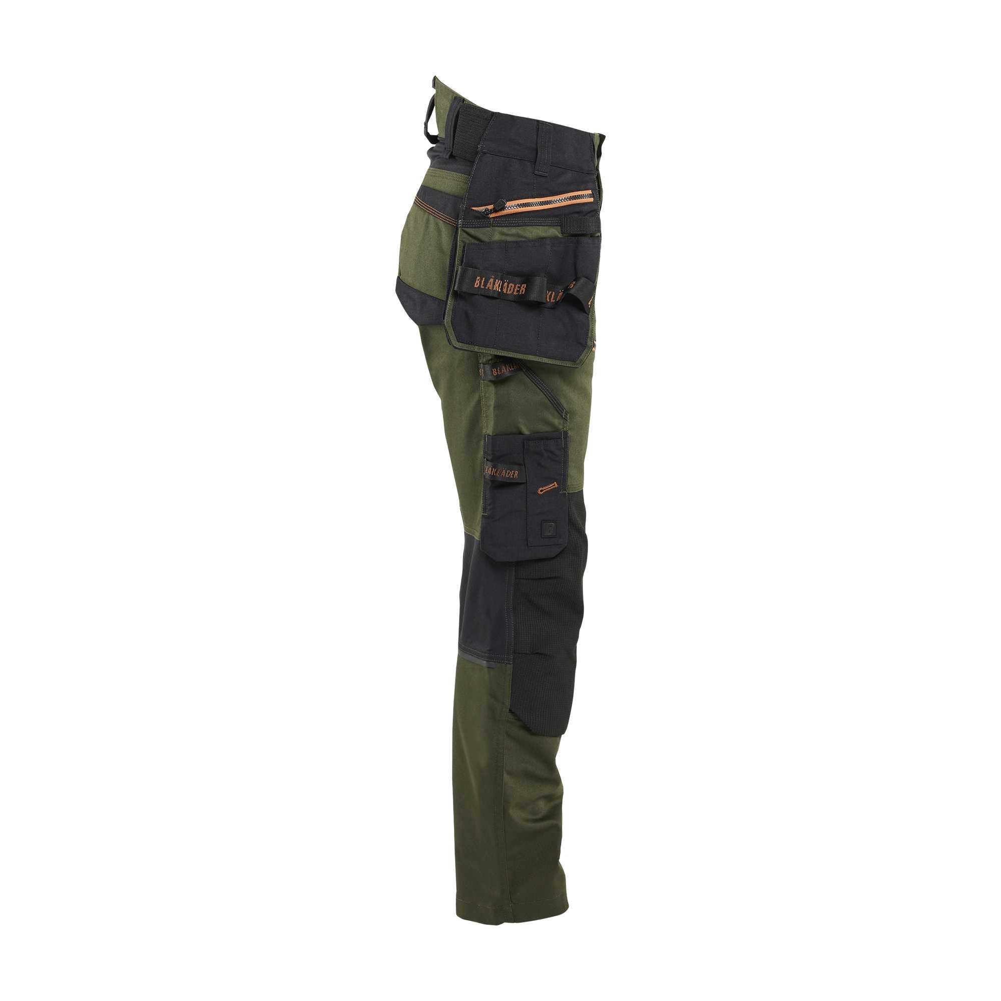 BLAKLADER 71701149 | STRIKER Women's Craftsman Trousers with Stretch Work Trousers Women - Cordura Denim